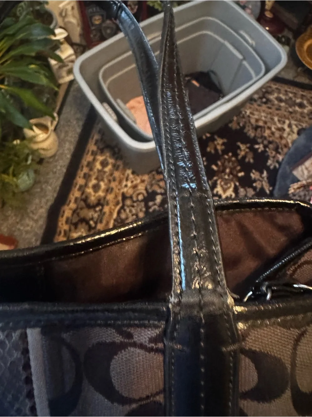 Coach signature jacquard